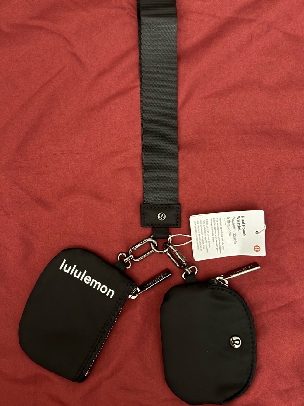 Pouch in black color